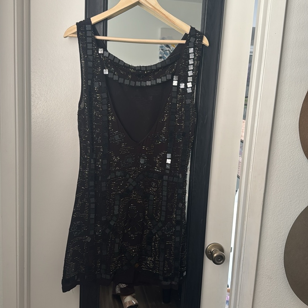 Free people mini sequin dress size 4 - Picture 3 of 5